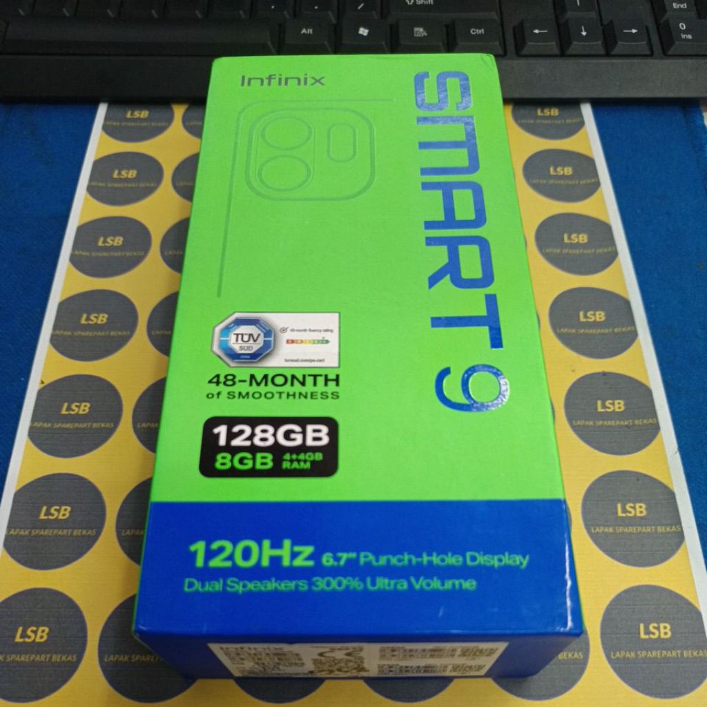 DUS BOX HANDPHONE INFINIX SMART 9 ORIGINAL BEKAS