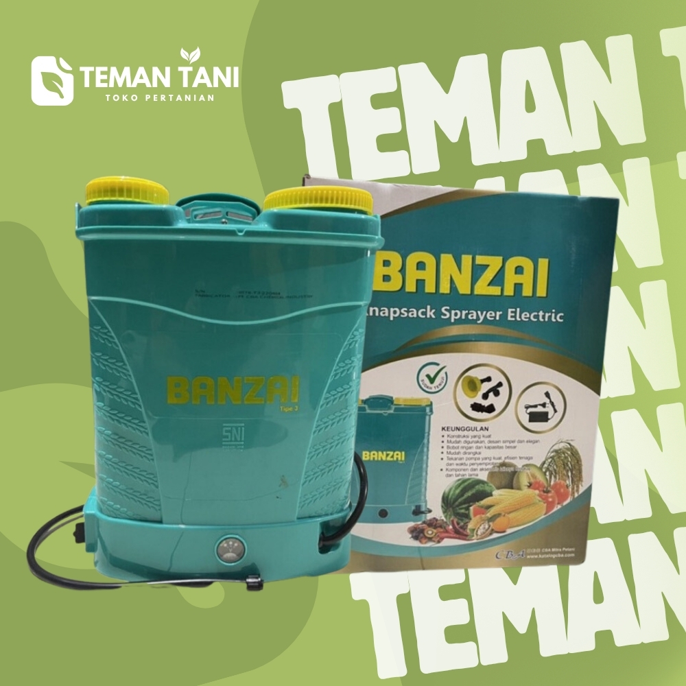 sprayer elektrik tanaman pertanian 16L original banzai