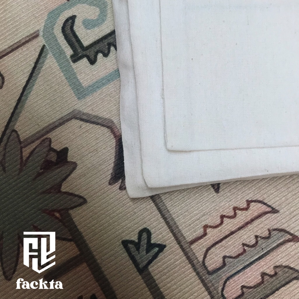 paket hemat fackta totebag polos bahan blacu type landscape totebag blacu totebag blacu polos