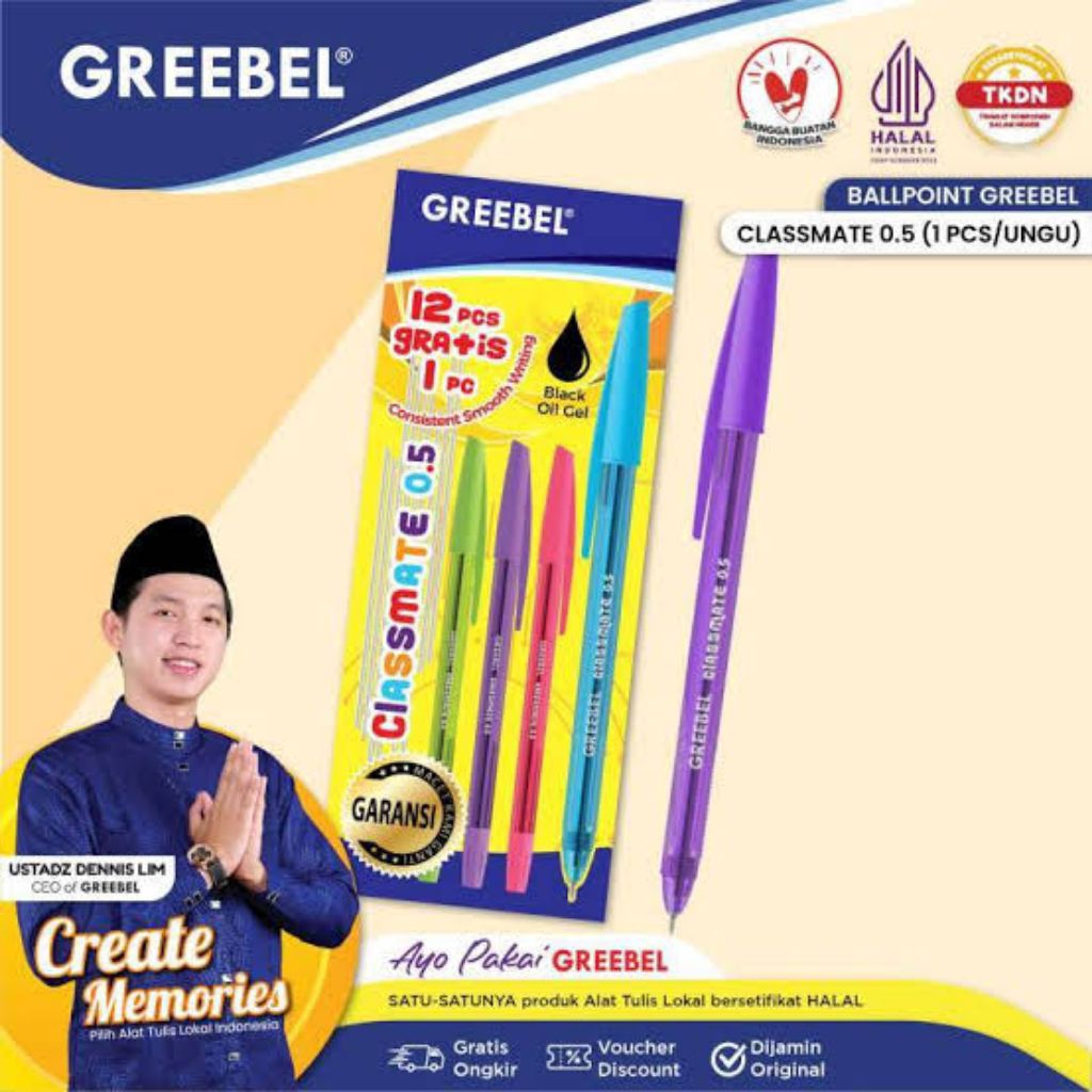 

GREEBEL ballpen classmate