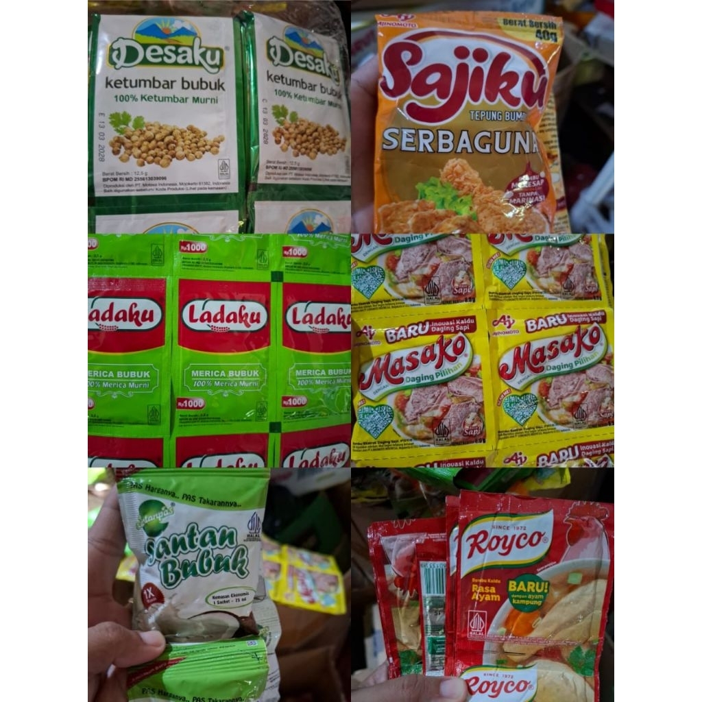 

Masako Dan aneka bumbu dapur lainya