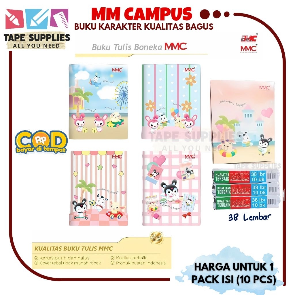 

BUKU TULIS KARAKTER Kualitas Tinggi / KARAKTER LUCU (READY COD!!)