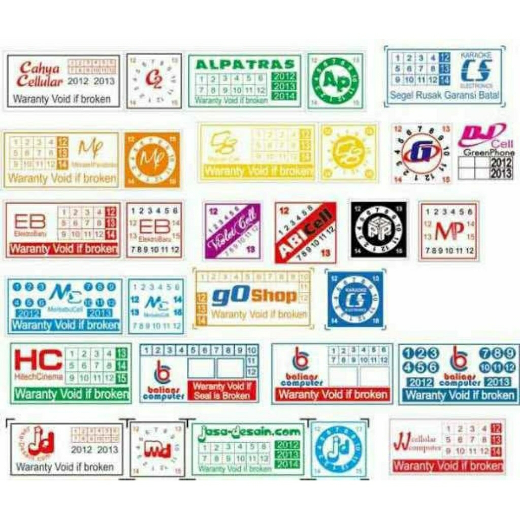 

Stiker Segel Garansi Pecah Telur A4 Cutting Kotak (Bukan Bulat) Kertas Warranty Void