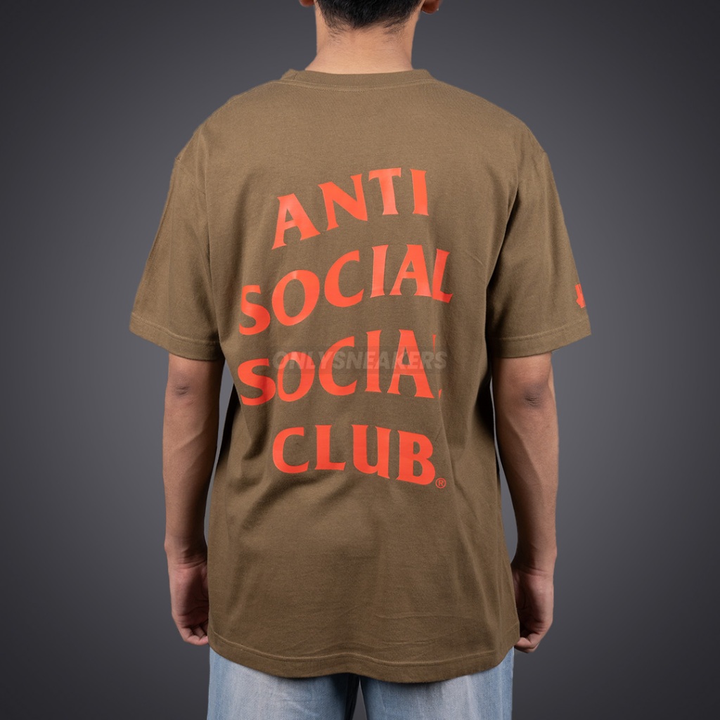ANTI SOCIAL SOCIAL CLUB X UNDEFEATED PARANOID OLIVE TEE