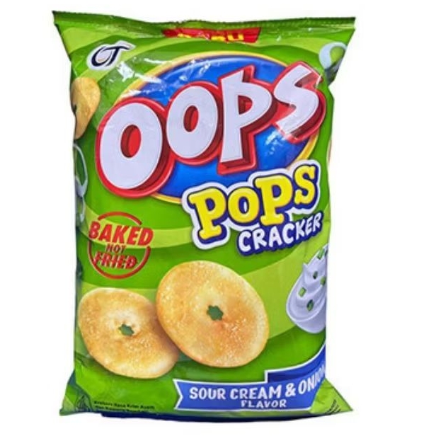 

OOPS POPS CRACKER SOUR CREAM & ONION 80GR