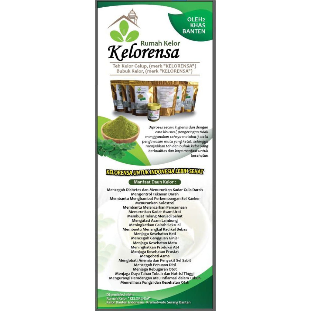 

Teh Herbal Daun Kelor Murni Alami 100%