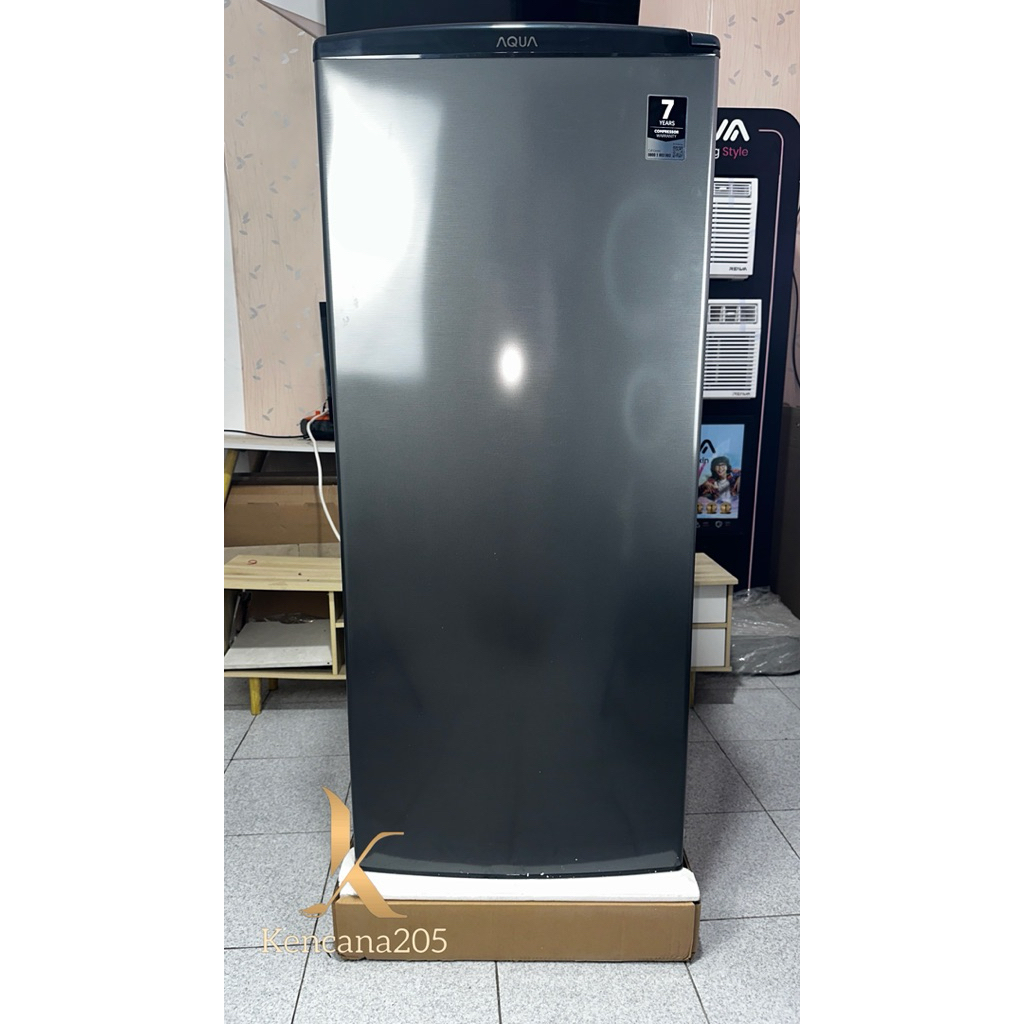 Freezer Stand Aqua AQF S6 AQF26 AQF-S6 Silver / Black Bandung Only