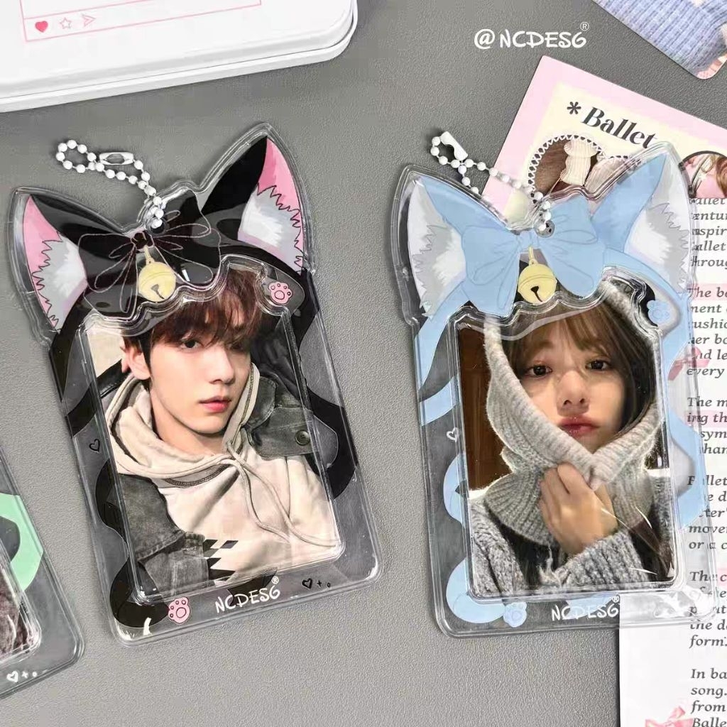 

CAHOL/ PHOTOCARD HOLDER PVC KUCING RUBAH KPOP