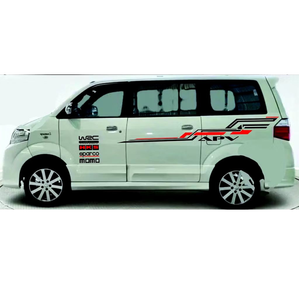 Sticker mobil apv pedang sticker list terlaris mobil apv stiker mobil apv terbaru keren