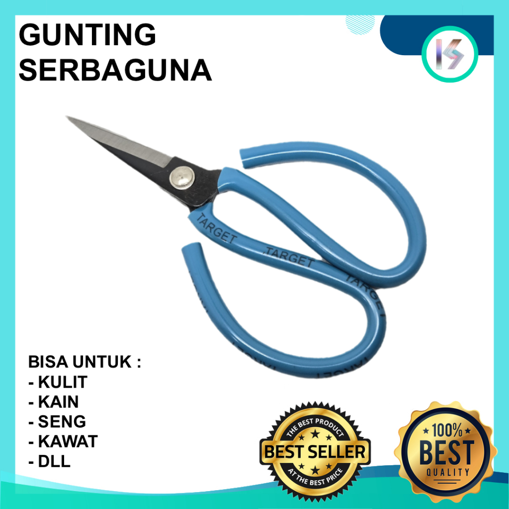 

GUNTING KAIN SENG KAWAT KULIT TARGET SERBAGUNA 8 INCH 8