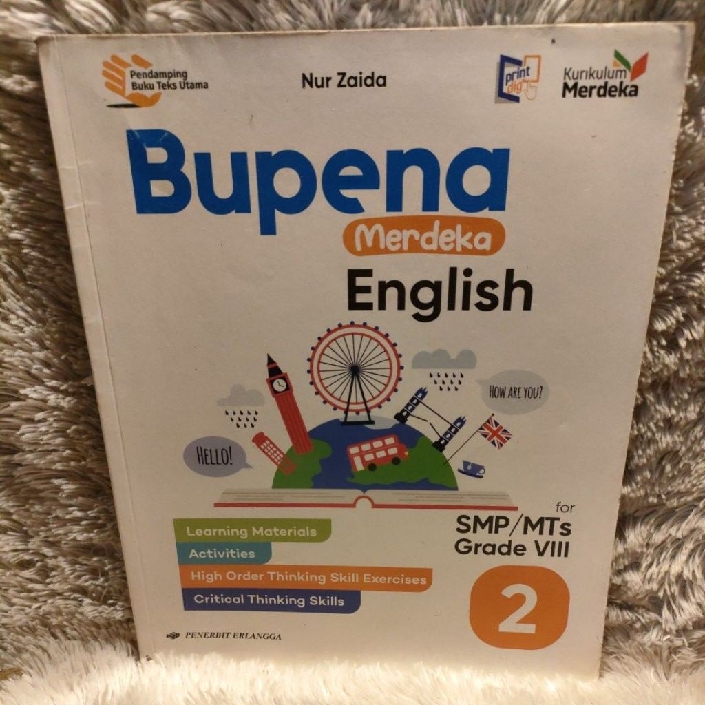 bupena merdeka english smp kelas 2 kurikulum merdeka