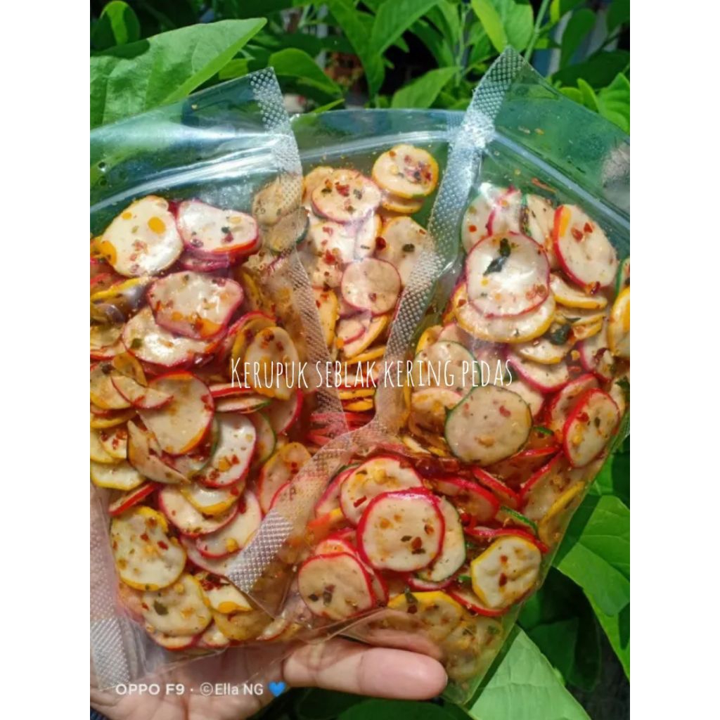 

kerupuk seblak kering pedas