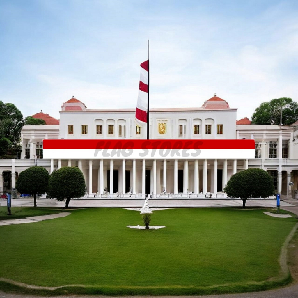 BENDERA LISPLANG MERAH PUTIH 5 METER / BENDERA PANJANG MERAH PUTIH GEDUNG / LESPANG MERAH PUTIH / BE