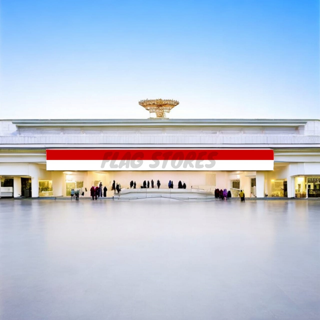BENDERA LISPLANG MERAH PUTIH 10 METER / BENDERA PANJANG MERAH PUTIH GEDUNG / LESPANG MERAH PUTIH / B