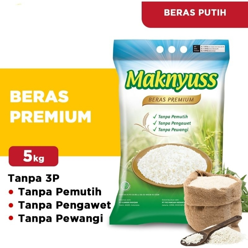 

Maknyuss Beras Premium 5 kg