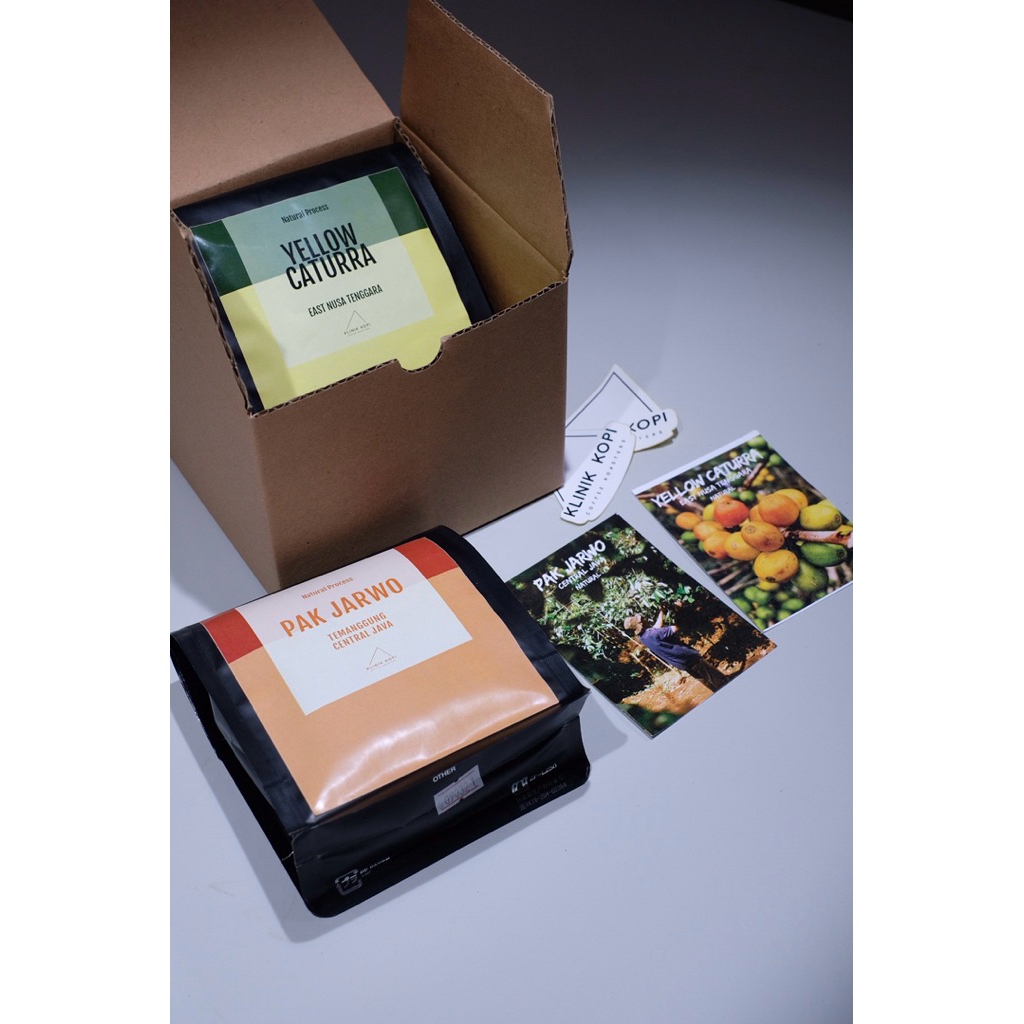 

Klinik Kopi Paket Java Flores. ( Pak jarwo dan Yellow Caturra).