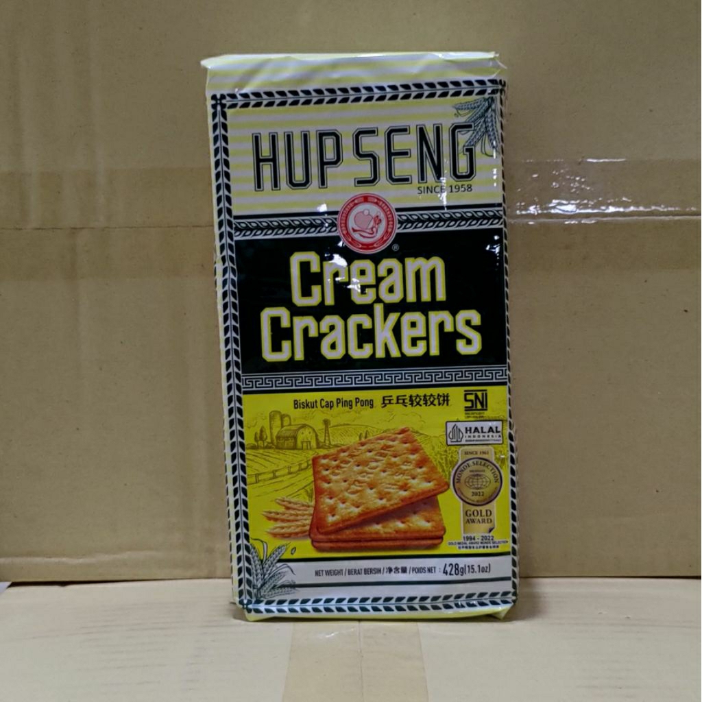 

Hup Seng Crackers 428gr(Cream/Sugar) 330gr(Vegetable)