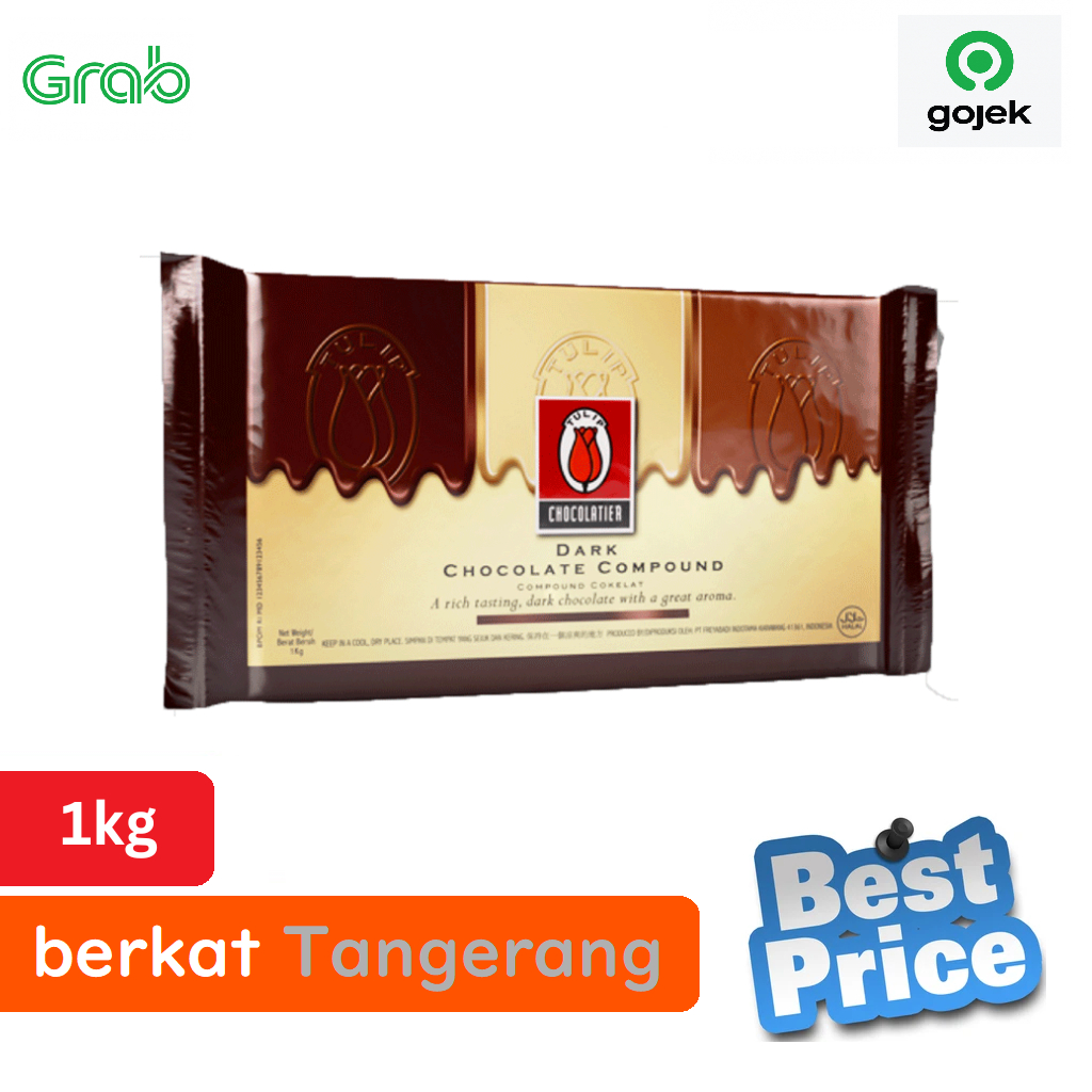

Tulip Dark Chocolate Compound 1kg
