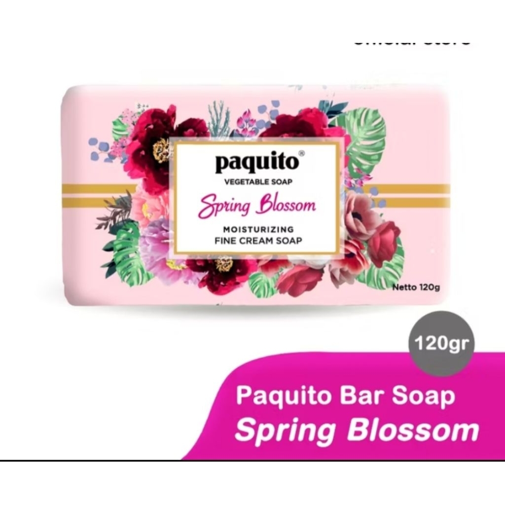 Paquito soap vegetable  120 gr - sabun