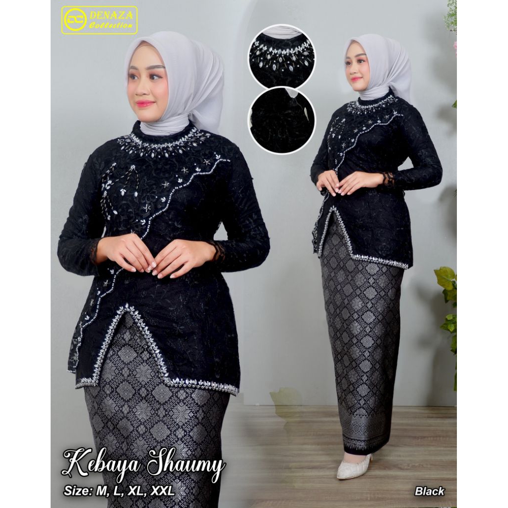Set Kebaya shaumy Rok Span-Kebaya Wanita-Kebaya Mewah-Atasan Kebaya-Kebaya Wisuda-Kebaya Lamaran