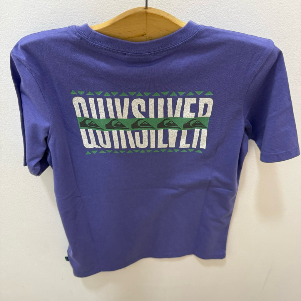 kaos anak laki quiksilver original gh qs world force short sleeve tee youth purple