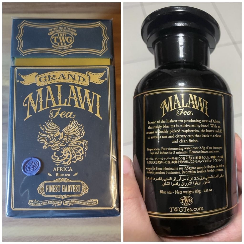 

TWG Grand Malawi Tea Africa Blue Tea Finest Harvest