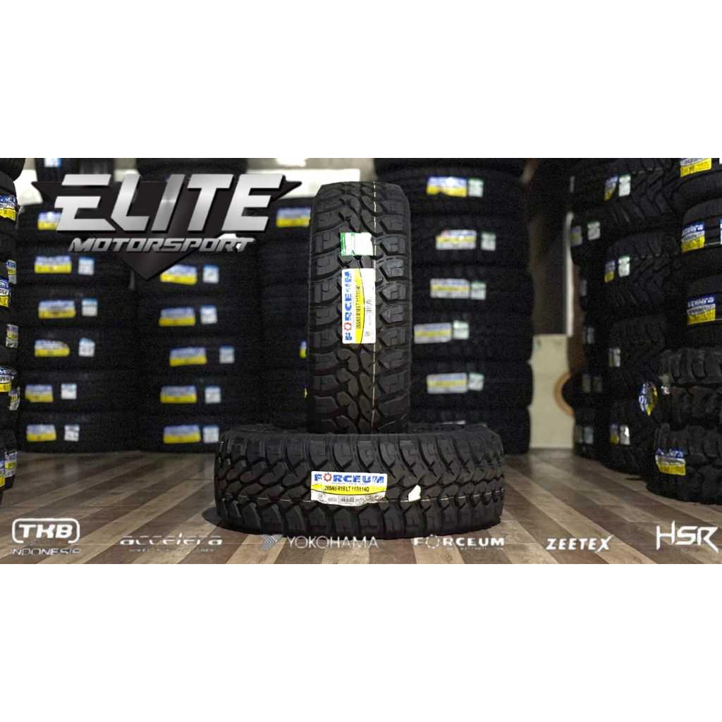 Ban Lapngan Ring 18 Ukuran 265 65 R18 Forceum MT Mobil Hilux Triton Dmax Fortuner Pajero Terrano