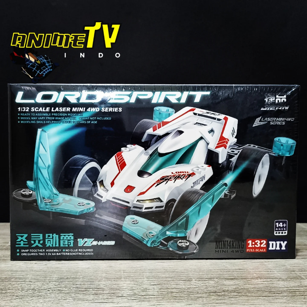 Rep Tamiya Mini 4WD LORD SPIRIT Merk Jiepin / Jeipin VZ Chassis