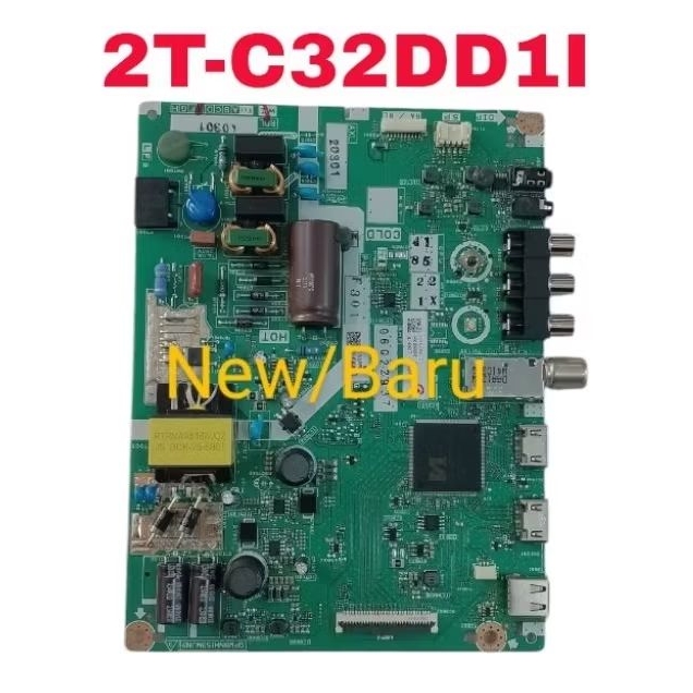 MB - MAINBOARD TV SHARP 2T-C32DD1I - 2T-C32DD1i - 2T-C32DD1 SMART NEW ORIGINAL