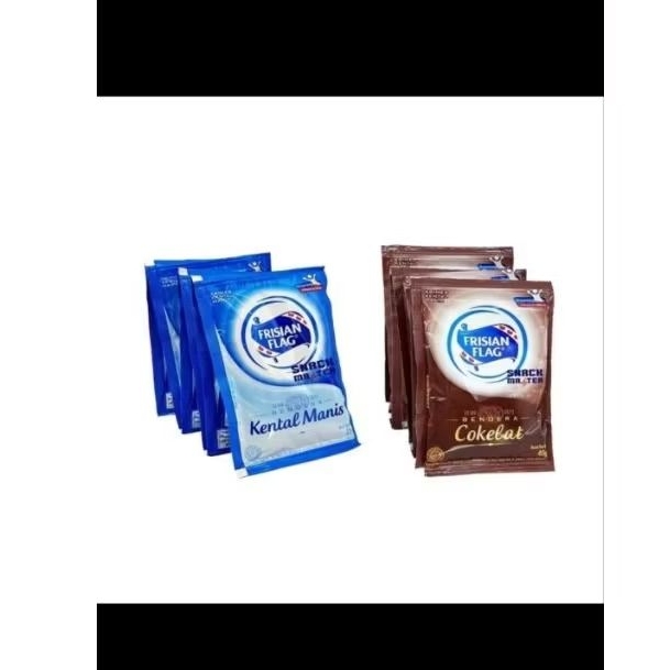 

Frisian flag sachet Putih/coklat