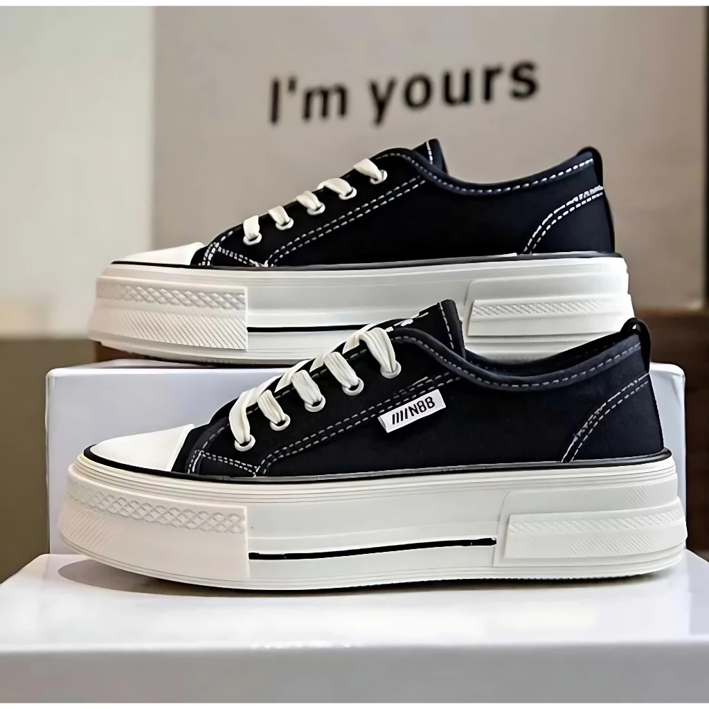 Sepatu Wanita Warior Pria Dan Wanita Casual Tali Bahan Kanvas Sepatu Kets Wanita Sepatu Sekolah Anak