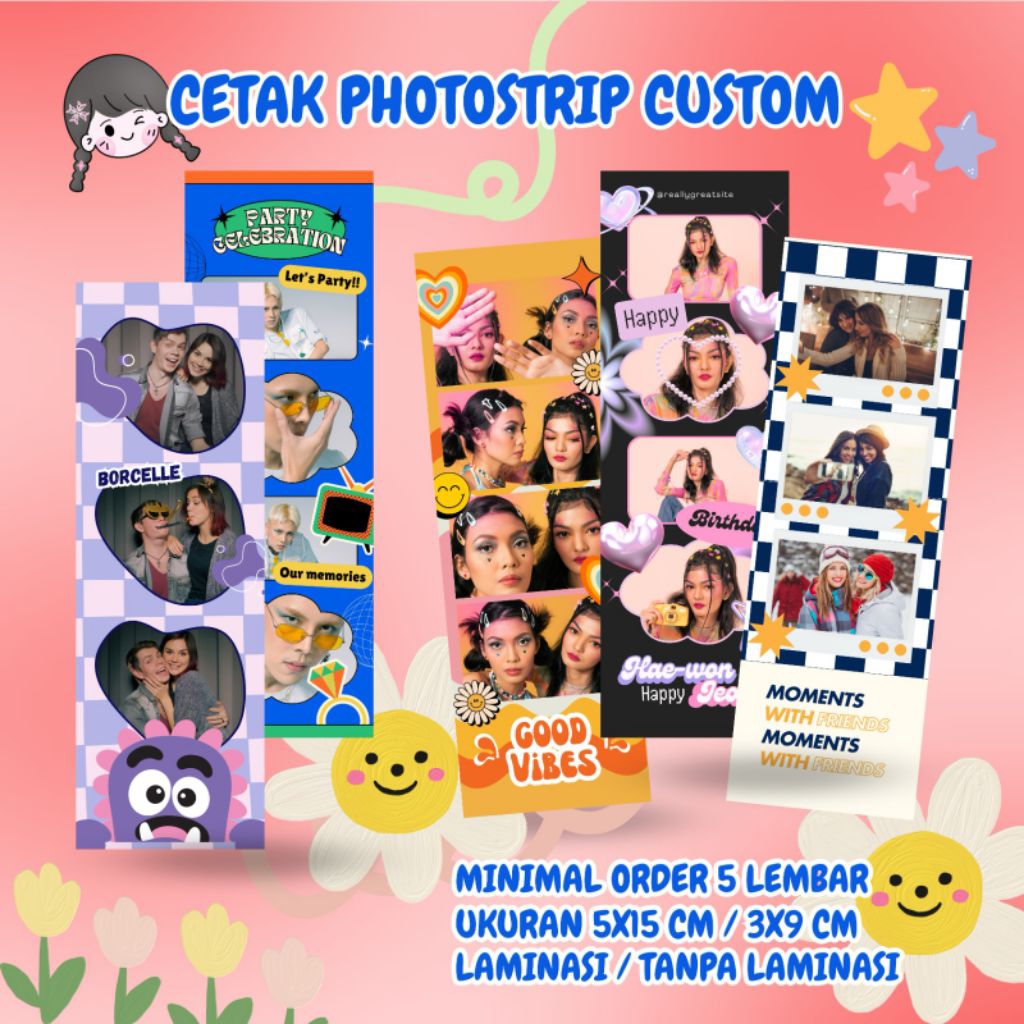 

MYUME.STORE || CETAK PHOTOSTRIP CUSTOM FOTO STRIP CETAK FOTO POLAROID