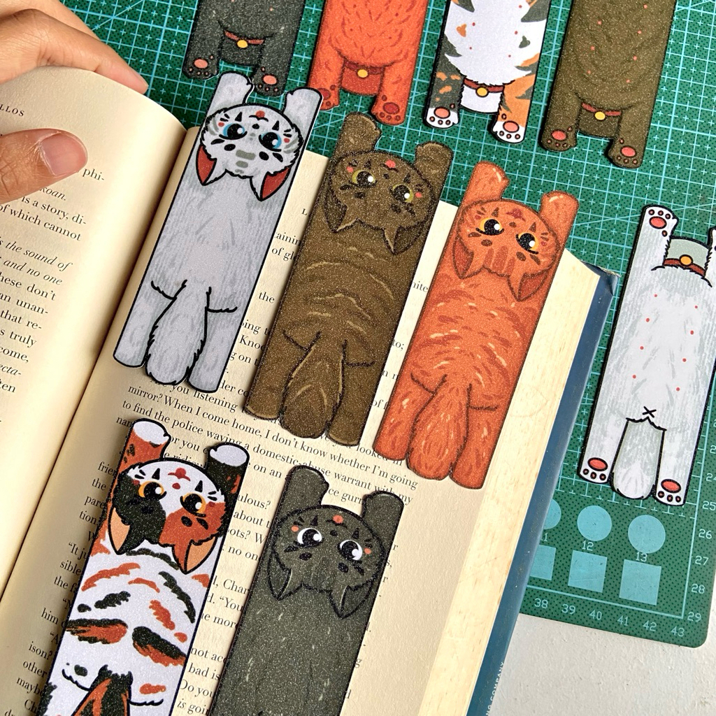 

BOOKMARK MENG/ KUCING original by berlinndraws