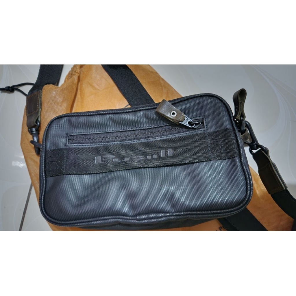 Handbag Brand Lokal Pusiill/Pouchbag Kombinasi Kulit Asli/Tas Selempang