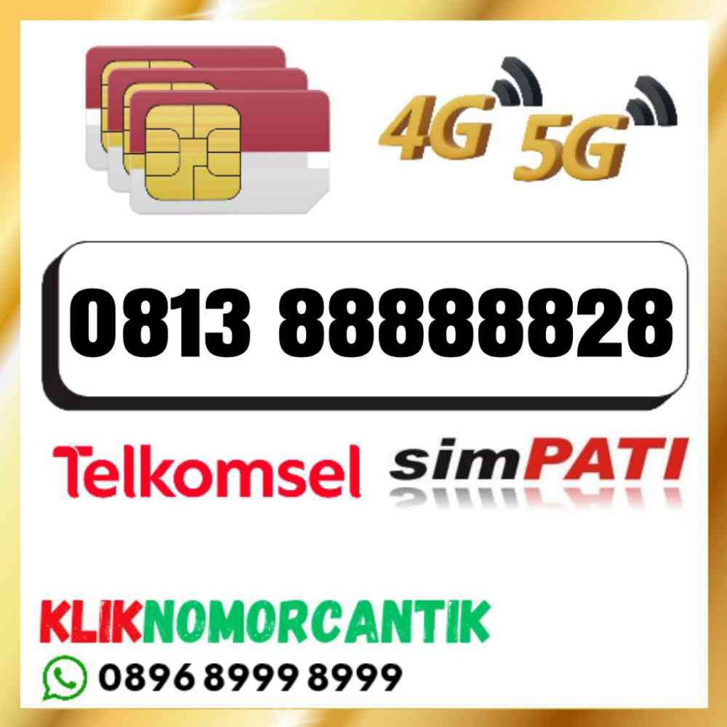 nomor cantik Telkomsel simpati O813 88888828