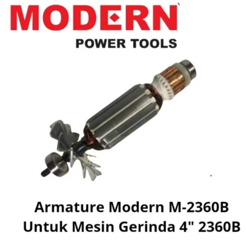 Armature MODERN M2360B Untuk Mesin Gerinda Modern M2360/Angker Gerinda Modern M2360B