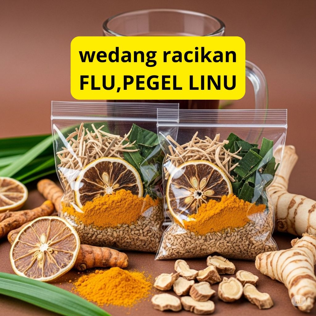 

Wedang Secang Kunyit Lengkuas Lemon Pandan Jahe Atasi Flu Pegel Linu Daya Tahan Tubuh