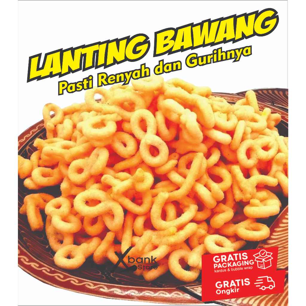 

Lanting Bawang Khas Kebumen Lanting Singkong Gurih Dan Renyah