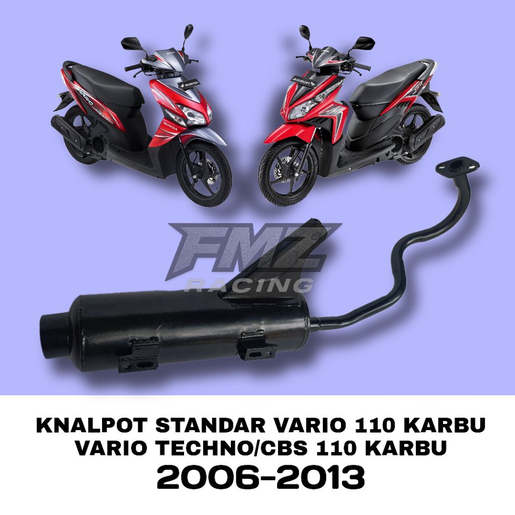 KNALPOT STANDAR VARIO 110 KARBU VARIO 110 TECHNO/CBS VARIO 125 BOHLAM KZR