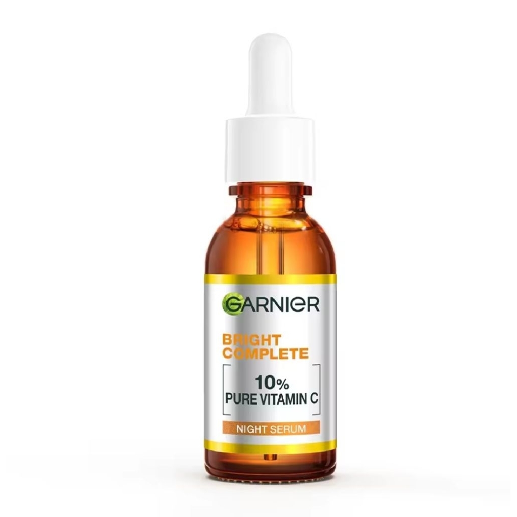 GARNIER SERUM, Garnier Serum Bright Complete Overnight (Serum Malam)30ml