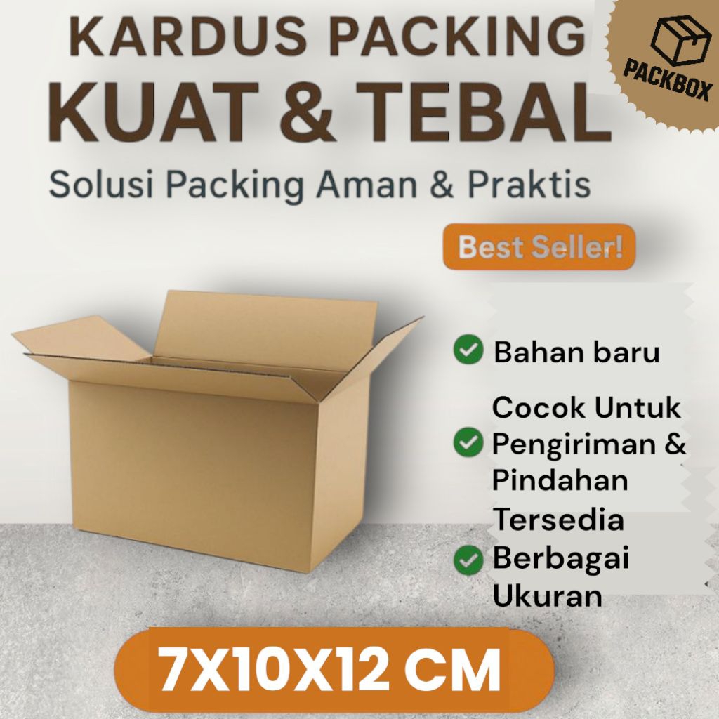 

Packing Box/Kardus Box/Kardus Kotak 17x7x12 cm