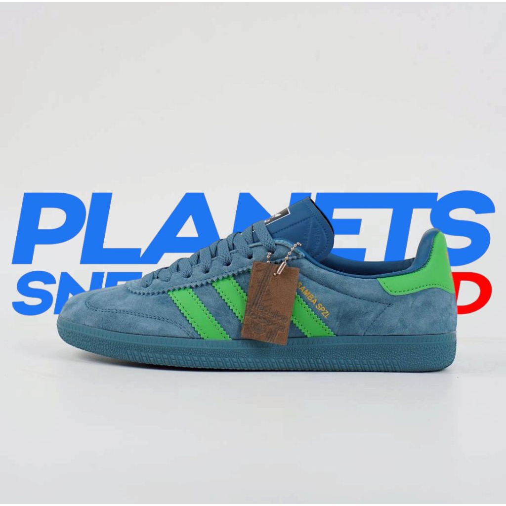 Sepatu Sneakers Adidas x End Spezial Samba Dedo By The Sea Dark Blue 100% BNIB