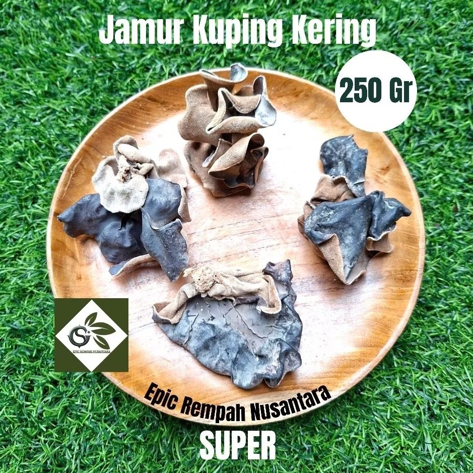

Jamur Kuping Kering Super 250Gr 100Gr Hitam Grade A