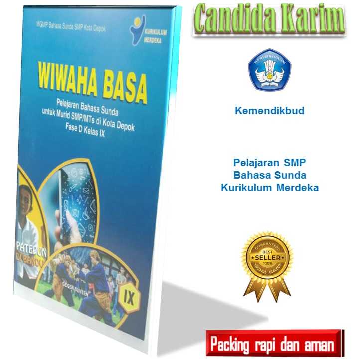 Buku bahasa sunda smp kelas 9 IX wiwaha basa kurikulum merdeka
