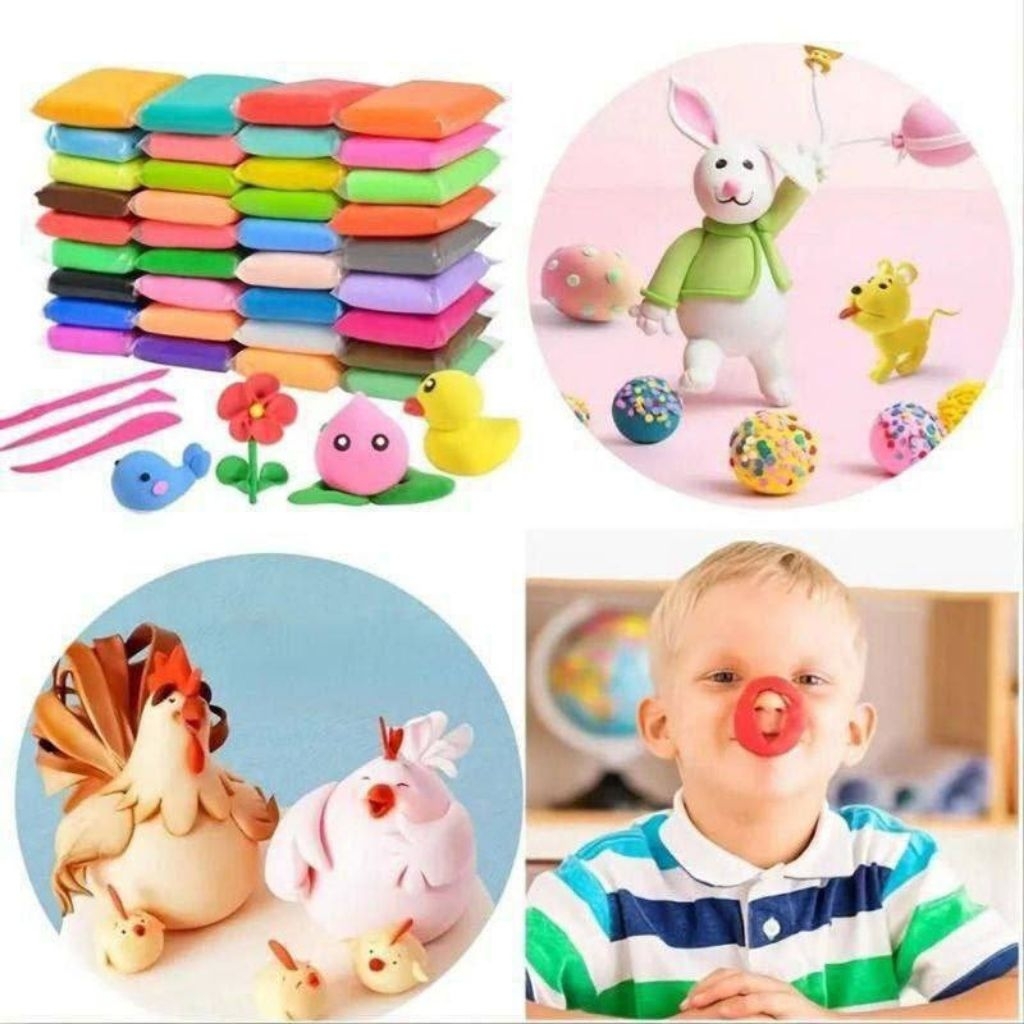 MAINAN LILIN ANAK CLAY // CLAY WARNA WARNI