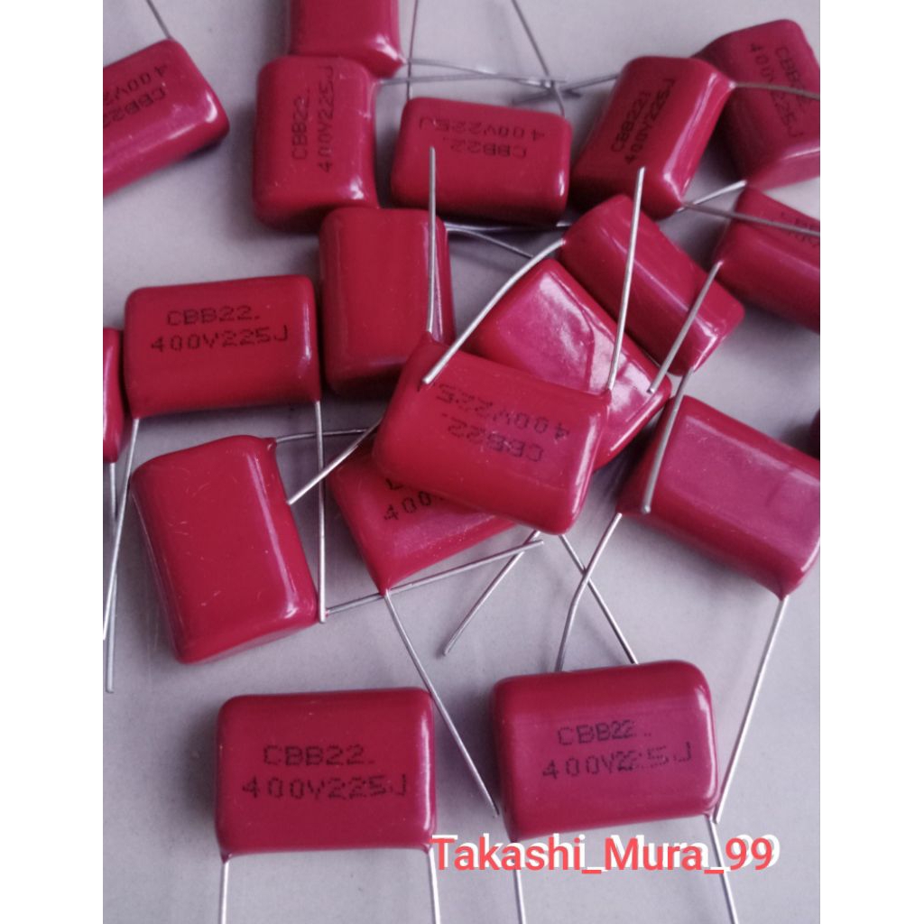 Capasitor milar  225 j - 400V