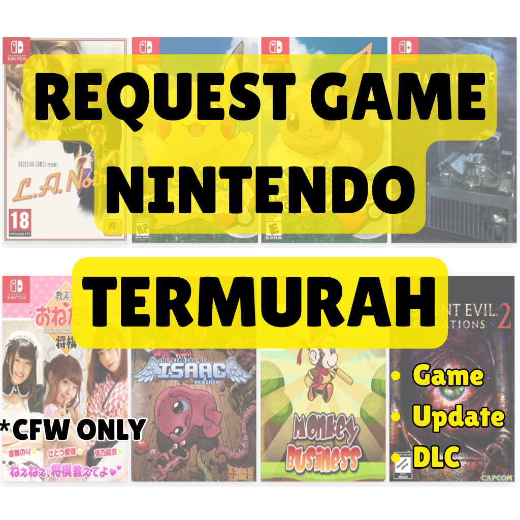Game Nintendo Switch CFW TERMURAH Bebas Request