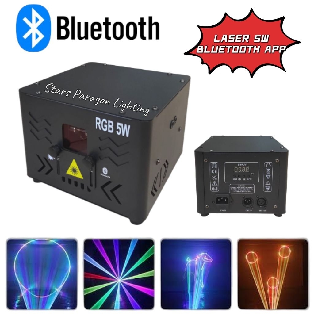 Lampu Laser LED 5W Bluetooth