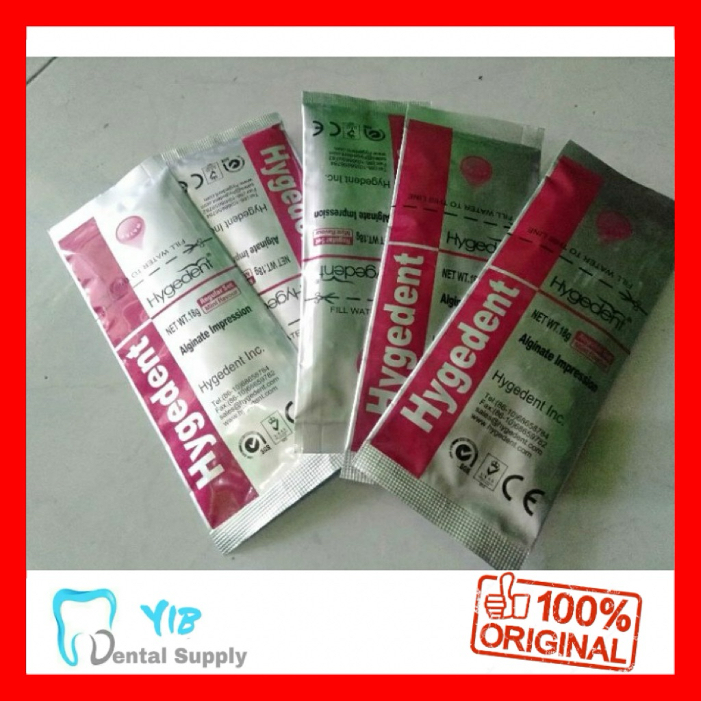 Alginate Hygedent kemasan Sachet 18gr