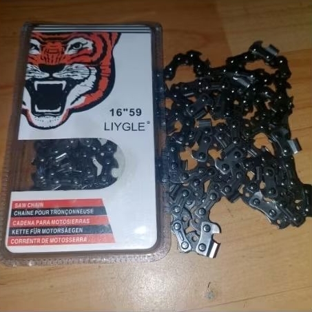 Mata Rantai Adaptor Chainsaw 59T Rantai Cadangan Adapter Chainsaw 16"